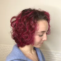 Red hair color service