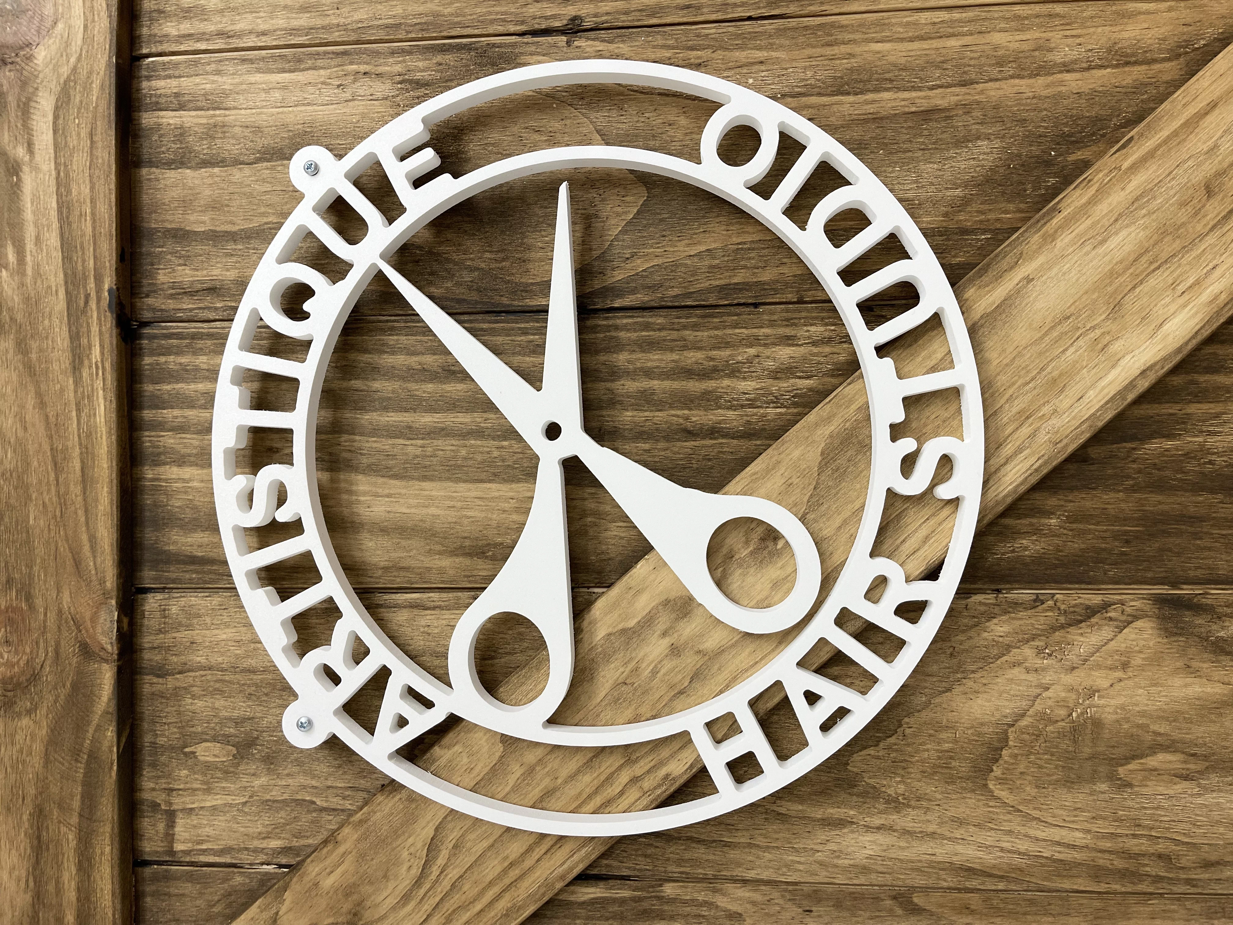 Artistique Hair Studio wall wood logo